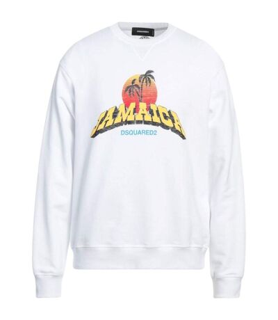 Unisex Adult Jamaica Sweatshirt White DSquared2