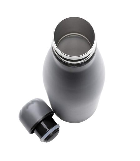 Stainless steel 500ml bottle one size grey XD Collection
