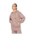 Sweat À Capuche Reny Femme Taupe Crosshatch-2