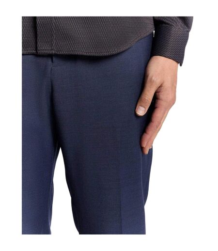 Chino Uni À Taille Mi-haute Homme Bleu Foncé Lyle & Scott
