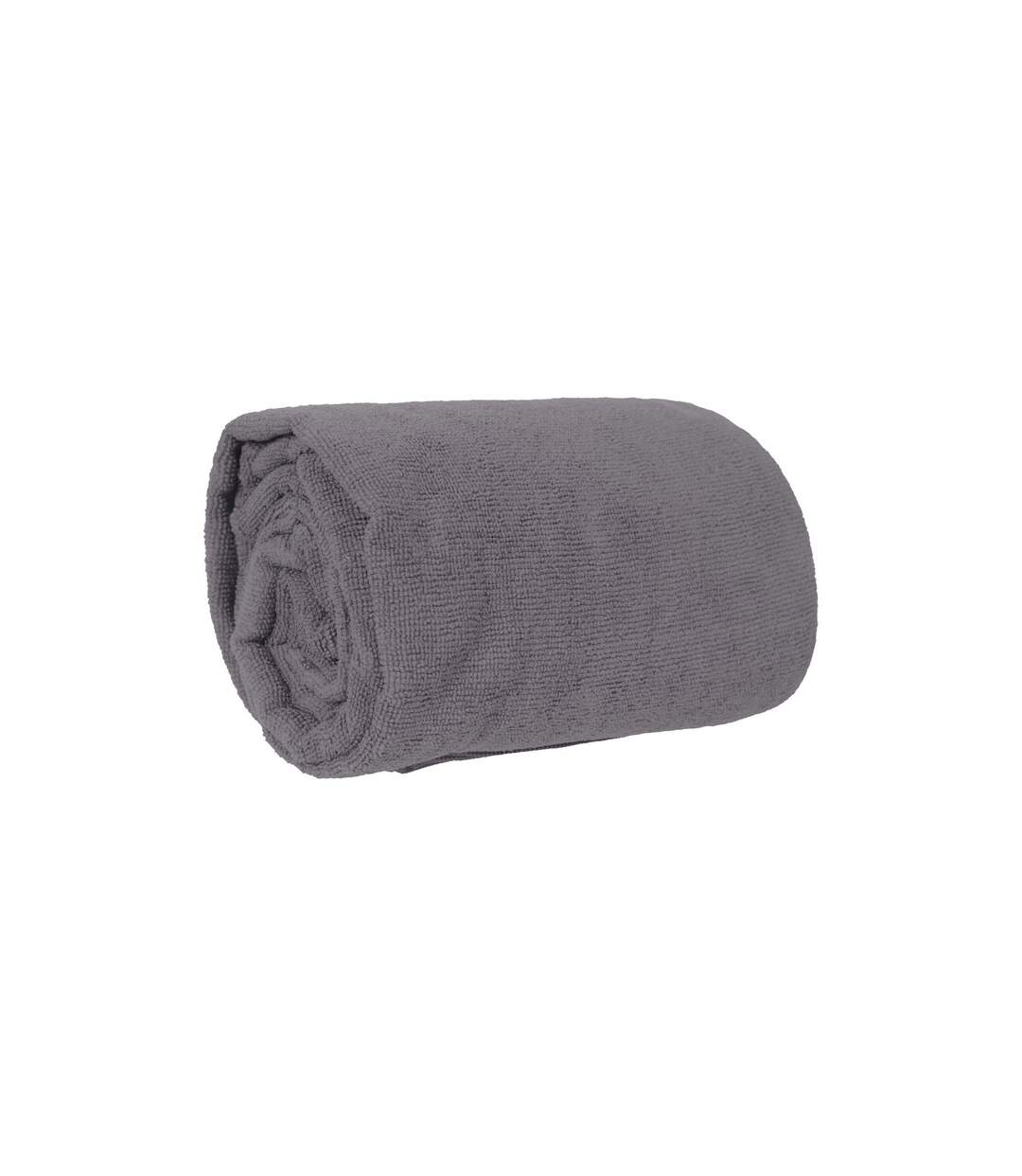 Giant micro-towelling towel one size charcoal Mountain Warehouse-3