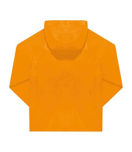 Unisex adult #reset windbreaker meta orange B&C
