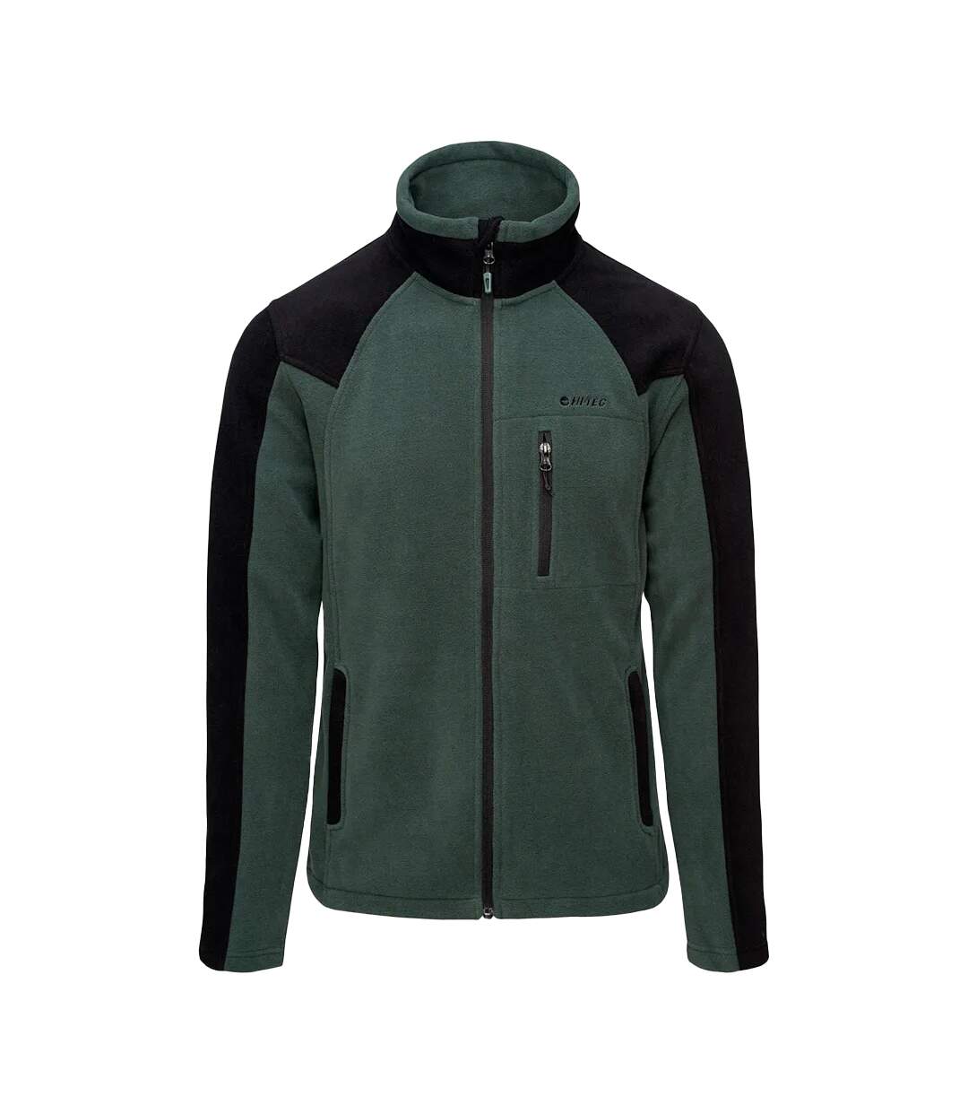 Veste Polaire Monar Homme Vert Foncé Noir Hi-Tec-1
