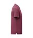 Polo iconic homme bordeaux chiné Fruit of the Loom