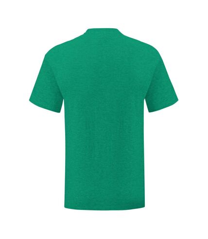 Fruit Of The Loom Mens Iconic T-Shirt (Pack Of 5) (Heather Green) - UTPC4369