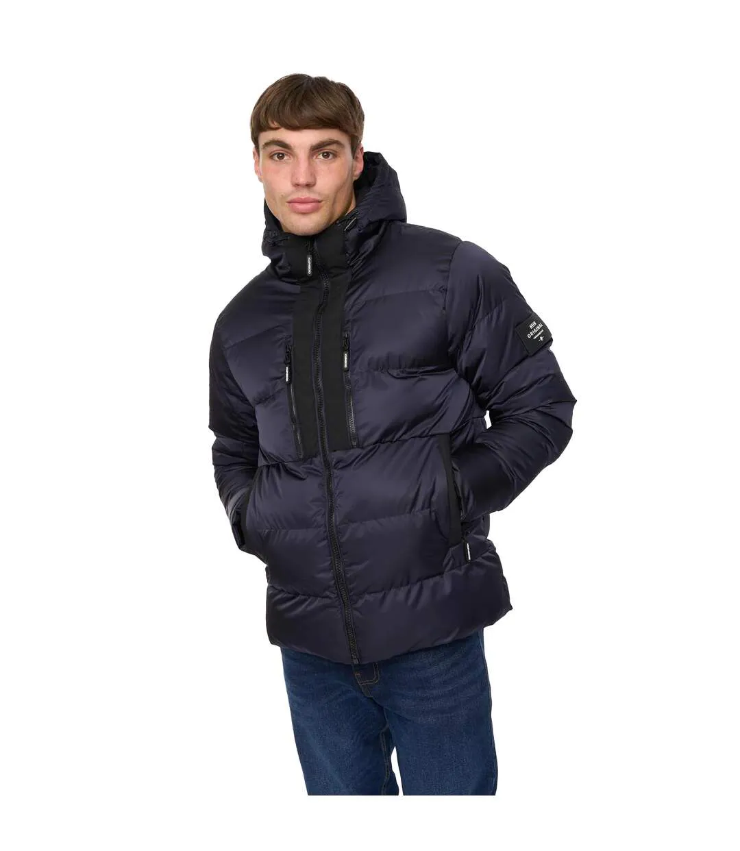 Veste Chimmax Homme Bleu Marine Crosshatch-2