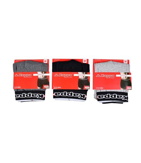 Boxer KAPPA pour Homme Qualité et Confort -Assortiment modèles photos selon arrivages- - Pack de 3