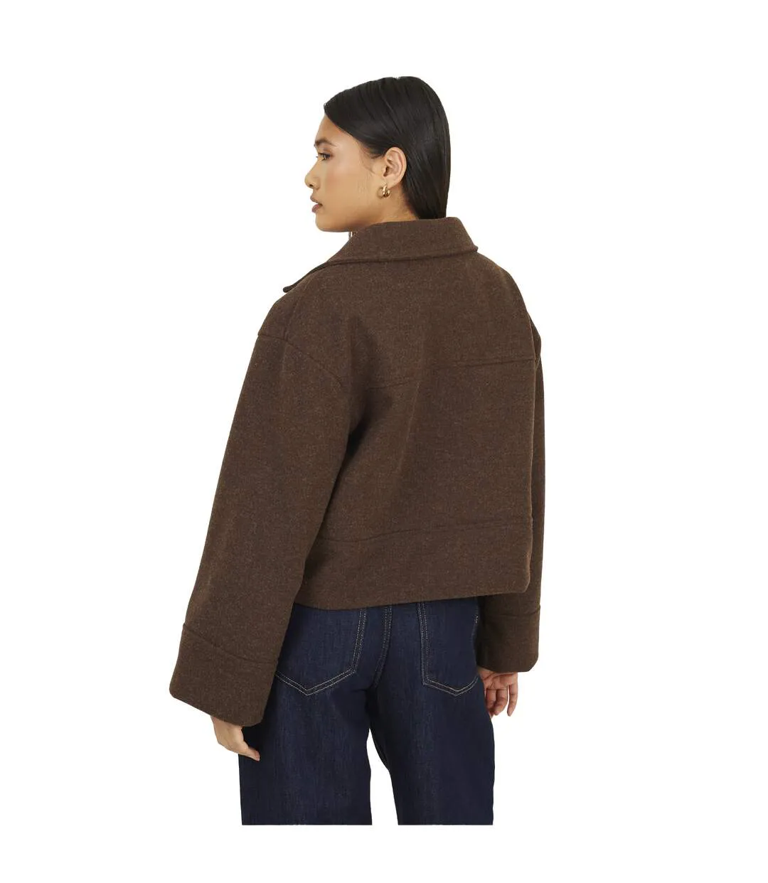 Veste Femme Marron Chiné Brave Soul-3