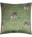 Paoletti Zebra Foliage Throw Pillow Cover (Green) (50cm x 50cm) - UTRV2111