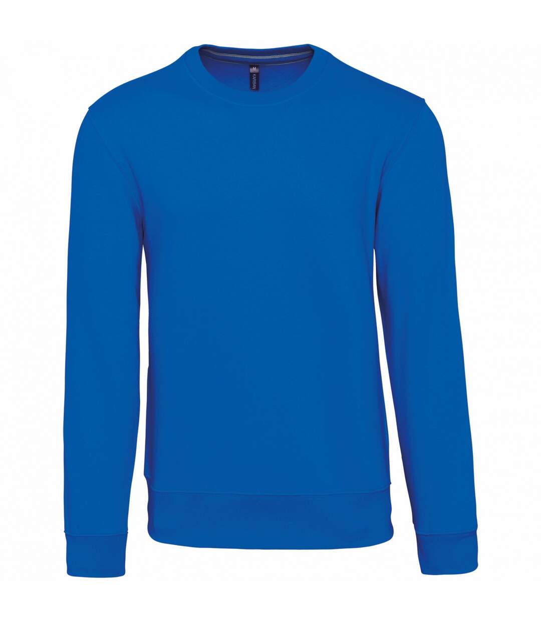 Mens crew neck sweatshirt light royal blue Kariban