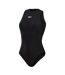 Womens/ladies Hydrasuit One Piece Swimsuit Black Speedo-1