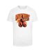 T-shirt Knockout Club Homme Blanc Mister Tee-2