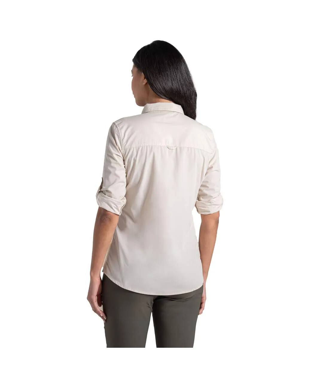 Womens/ladies Kiwi Iii Long-sleeved Shirt Stone Craghoppers-3