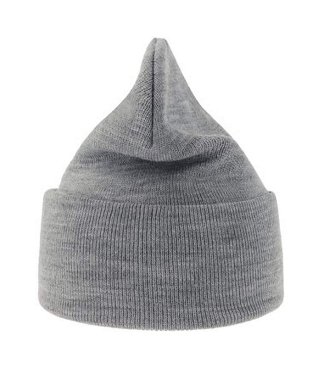 Unisex adult pure recycled beanie light grey Atlantis-2
