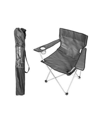 Summit Ashby Folding Chair (Slate Grey) (One Size) - UTST10102