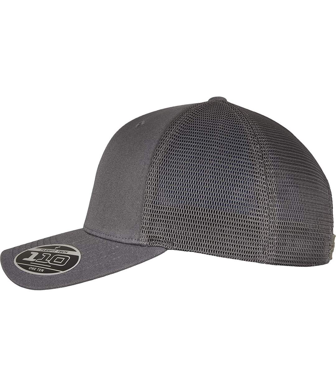 Unisex adult 110 mesh trucker cap charcoal Flexfit-3