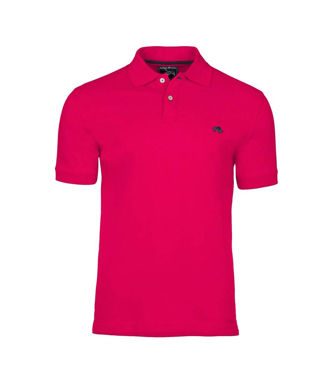 Polo classic homme rose vif Raging Bull-1