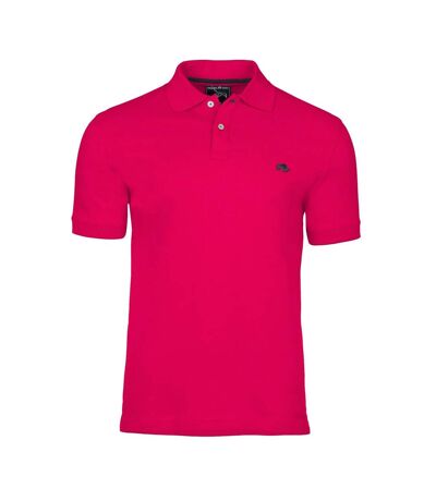 Polo classic homme rose vif Raging Bull