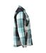 Mens Customised Checked Pile Shirt Forest Green Mascot-4