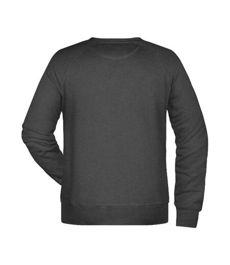 Sweat Homme Noir Chiné James And Nicholson