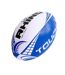 Ballon de rugby touch taille unique blanc / bleu / noir Rhino-1