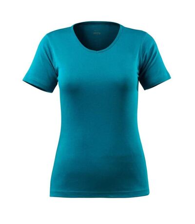 Womens/ladies Crossover Nice T-shirt Petroleum Blue Mascot