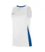 Mens Team V Neck Basketball Jersey White Royal Blue Nike-4