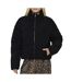 Manteau noir femme only corduroy-1