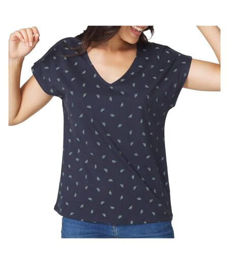 T-shirt marine femme tbs eddensan - l