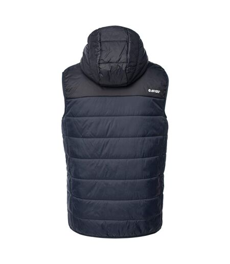 Doudoune Sans Manches Style Matelassé Savaro Homme Bleu Foncé Noir Hi-Tec
