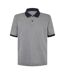 Polo Motif/style Tissage De Panier Homme Gris Bleu Marine Ted Baker-1
