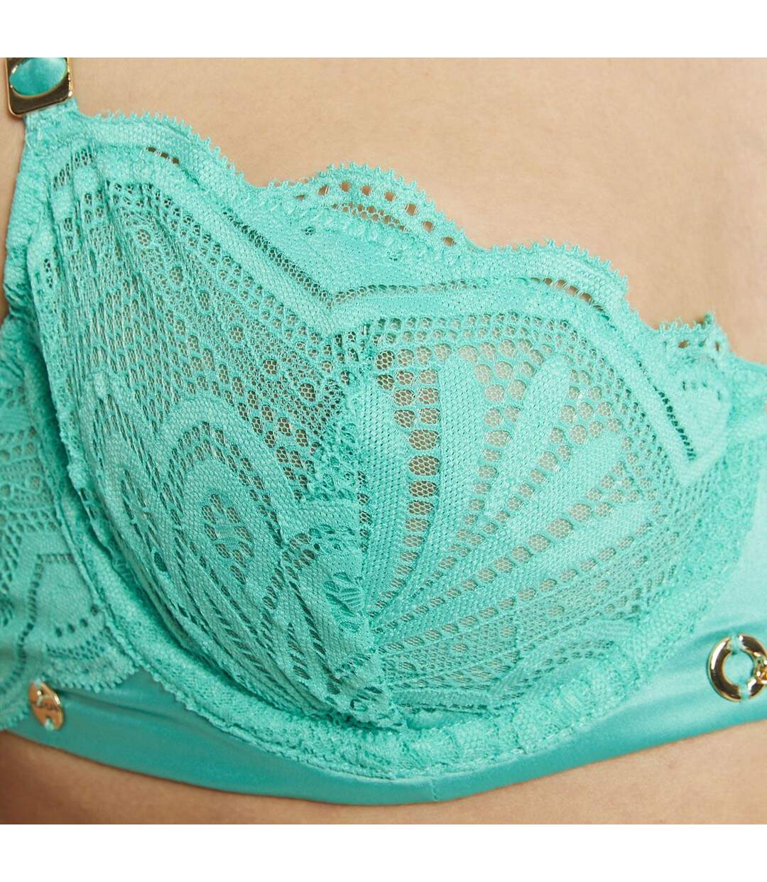 Soutien-gorge à armatures vert Laura