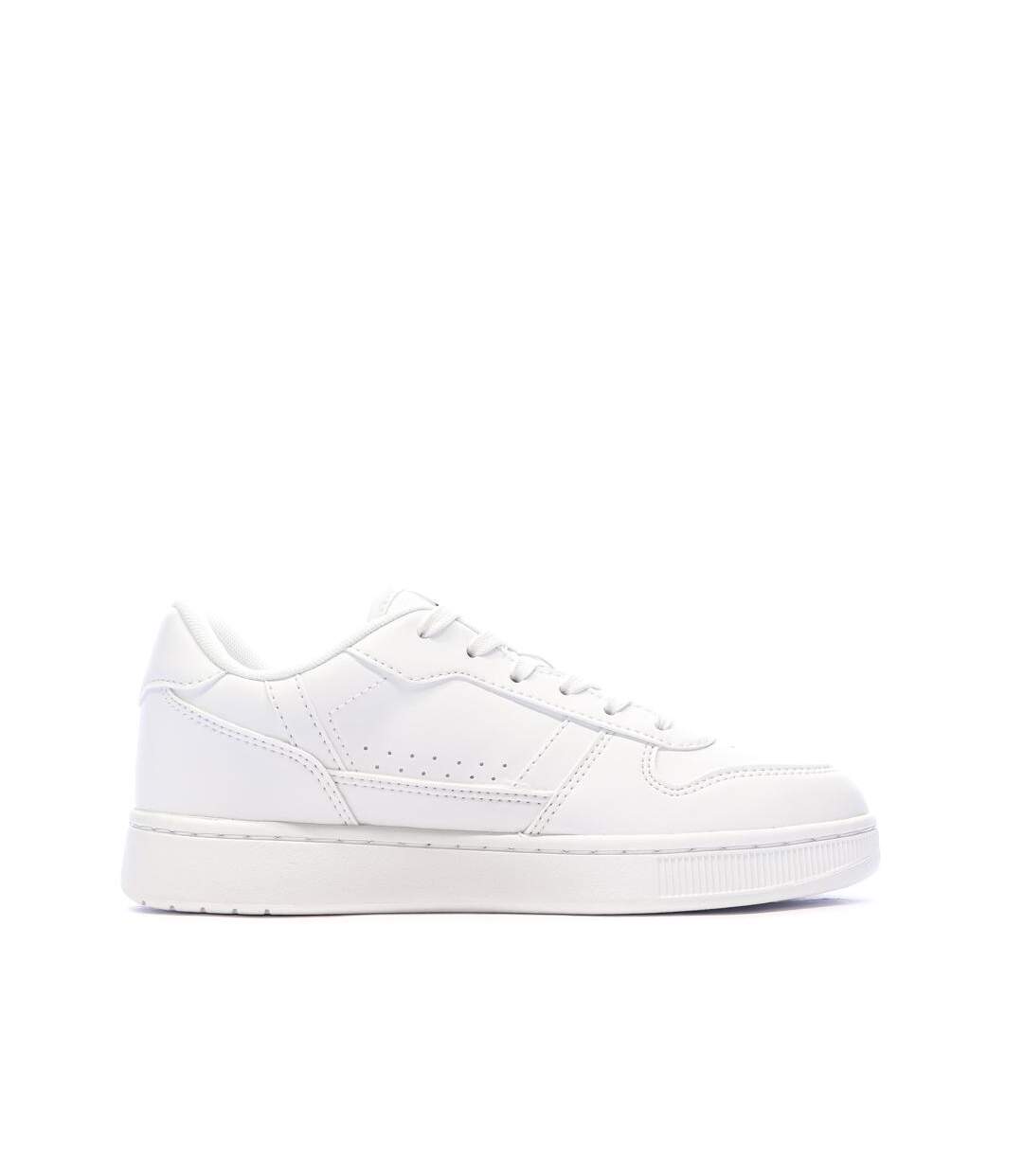 Baskets blanches homme lacoste t-clip set 224-2