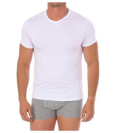 Men's Short Sleeve Cotton Undershirt Q-EN1002