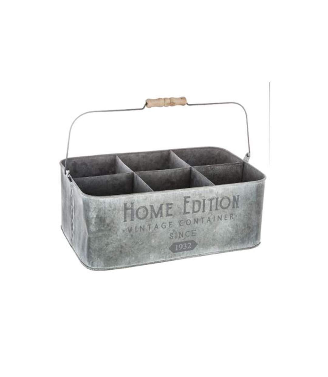 Porte Plantes en Métal Home Edition 36cm Gris