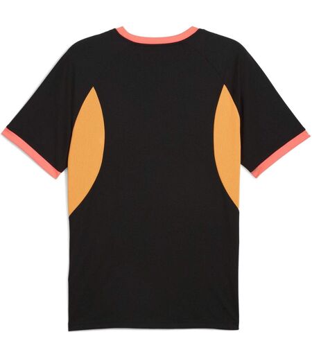 Mens Individualliga Tailored T-shirt Black Fire Puma