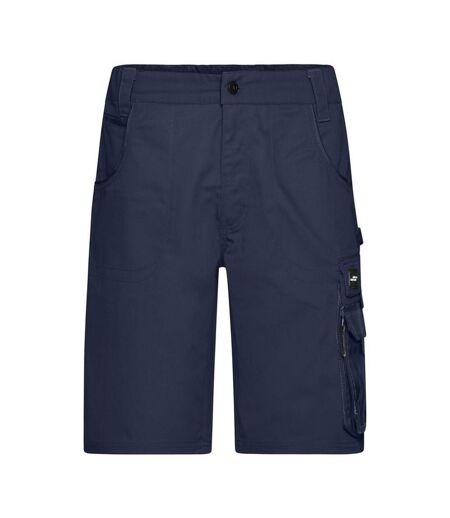 Short À Poches Strong Adulte Bleu Marine James And Nicholson