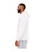 Mens Core Ringspun Cotton Full Zip Hoodie White Casual Classics-3
