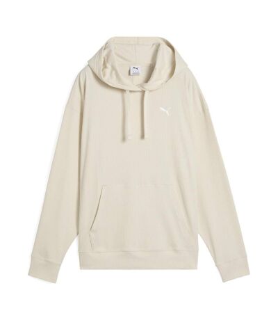 Sweat à capuche beige femme puma elevated comfort hoodie - l