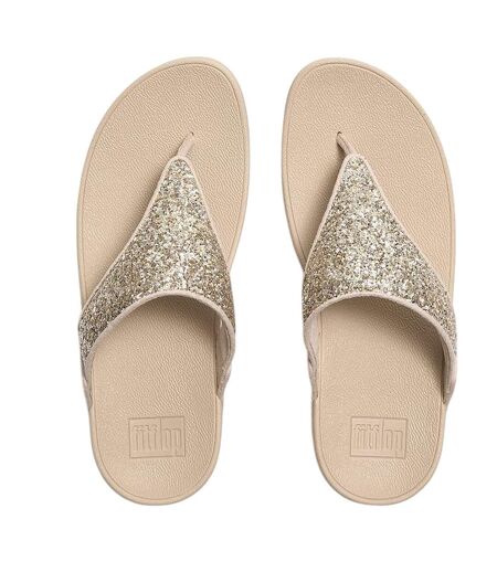 Sandales Motif/style Paillettes Femme Blanc Cassé Argenté FitFlop