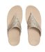 Sandales Motif/style Paillettes Femme Blanc Cassé Argenté FitFlop-4