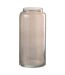 Vase Design Long Droit 40cm Marron Ambre-1