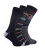 Sock Snob - 12 Paires Homme Chaussettes Bambou Fantaisie Rayures Design-3
