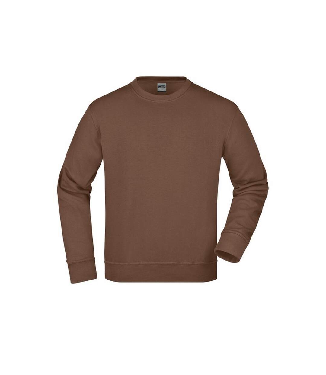 Sweat Workwear Adulte Marron James And Nicholson-1