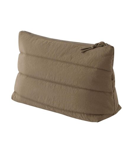 Sac À Accessoires Motif/style Matelassé Taille Unique Terre Verte Naturelle Bagbase
