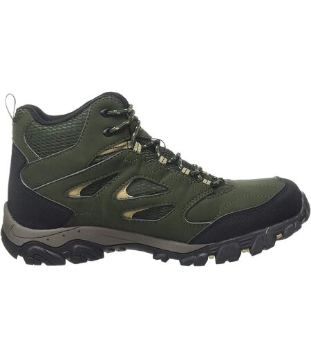 Regatta Mens Holcombe IEP Mid Hiking Boots (Peat/Inca Gold) - UTRG3660