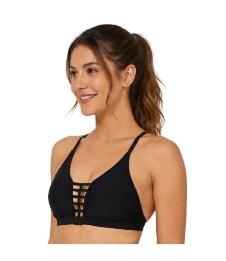 Haut Court Motif/style Échelle Femme Noir Zoggs