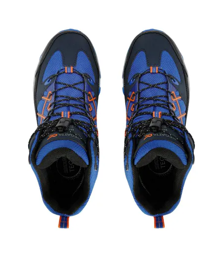 Childrens/kids Samaris Iii Walking Boots Oxford Blue Orange Regatta