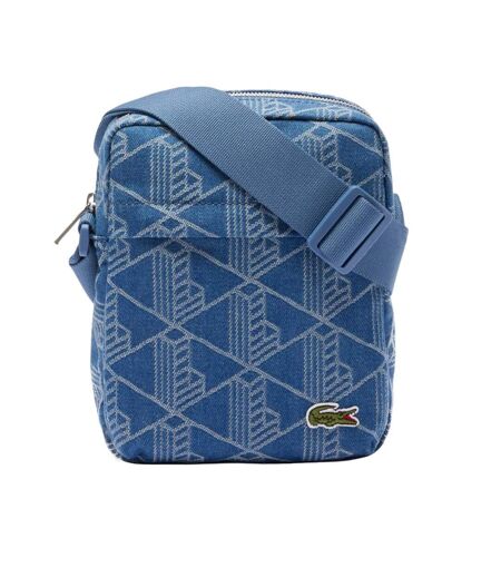 Sacoche bleu homme lacoste denim