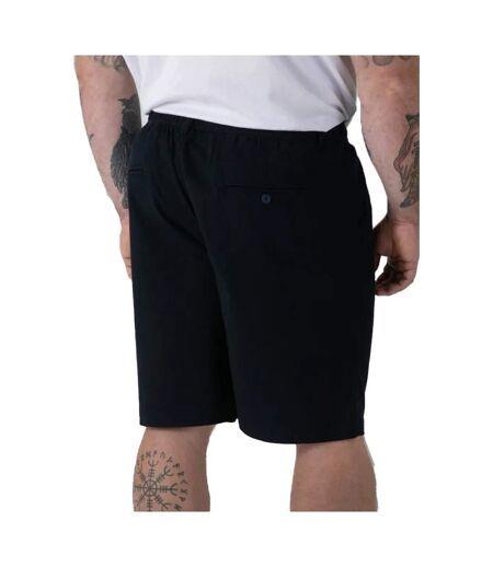 D555 Short À Taille Élastiquée En Coton Grande Taille Spencer Homme Bleu Marine Duke
